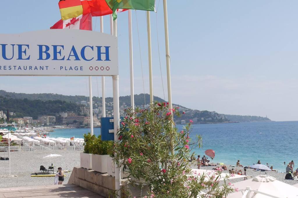 Mediterranee - Un Trois Pieces A Deux Pas De La Plage Nice Bagian luar foto