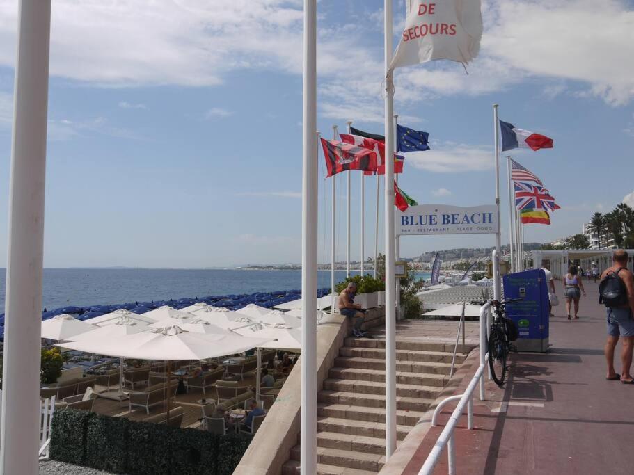 Mediterranee - Un Trois Pieces A Deux Pas De La Plage Nice Bagian luar foto
